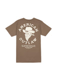 American Outlaw T-Shirt – Vintage Brown | The Brave Ones