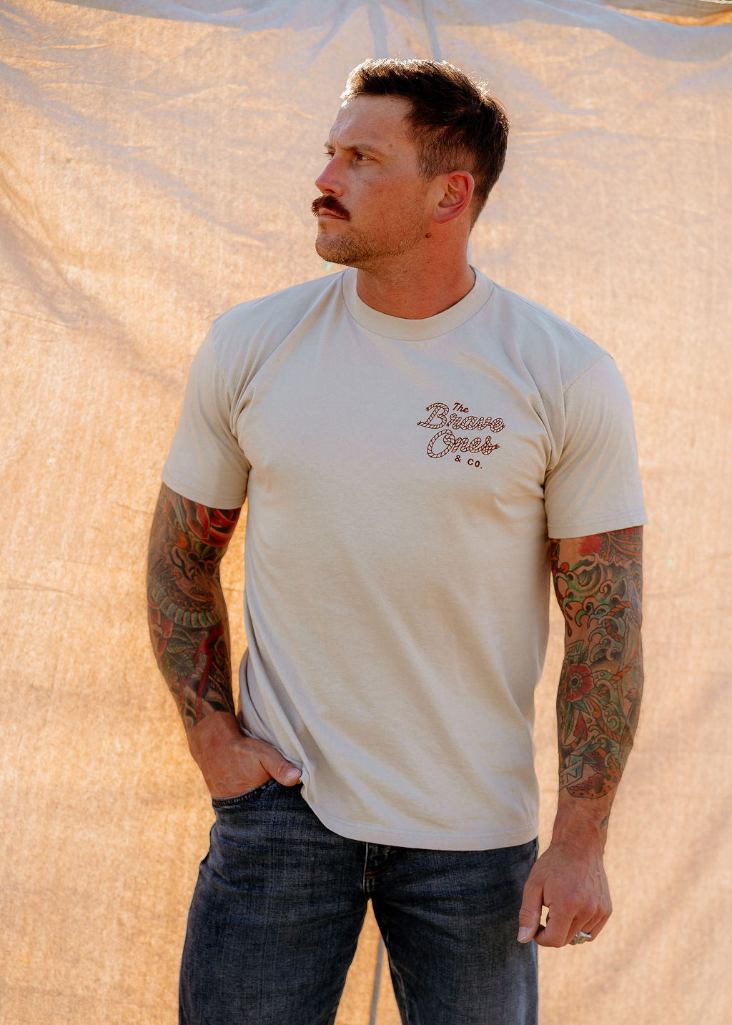 Live Free Pick Up T-Shirt - Oatmeal