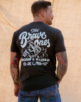 Born A Cowboy T-Shirt | Vintage Black