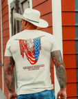 American Longhorn T-Shirt - Cream | The Brave Ones