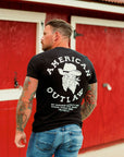 American Outlaw T-Shirt – Black | The Brave Ones