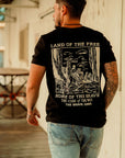 Land of the Free T-Shirt - Black | The Brave Ones