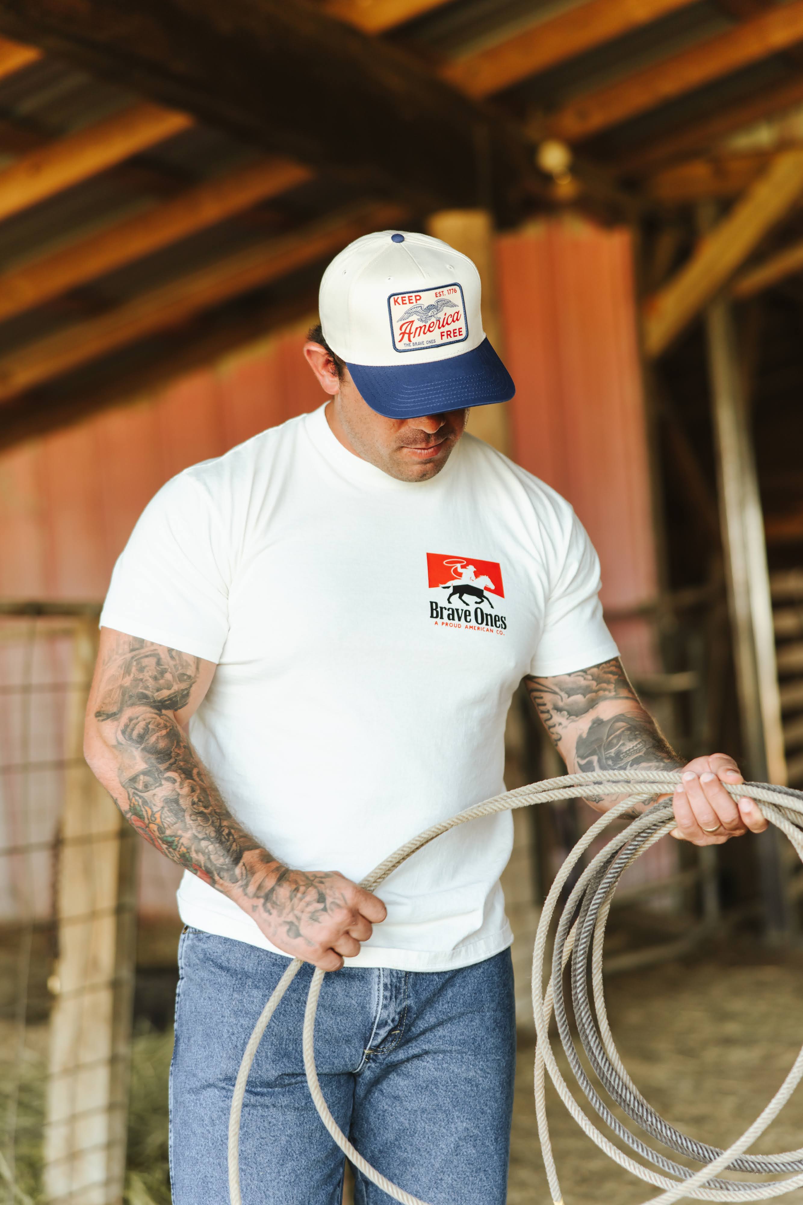 Lasso & Legacy T-Shirt - Vintage White