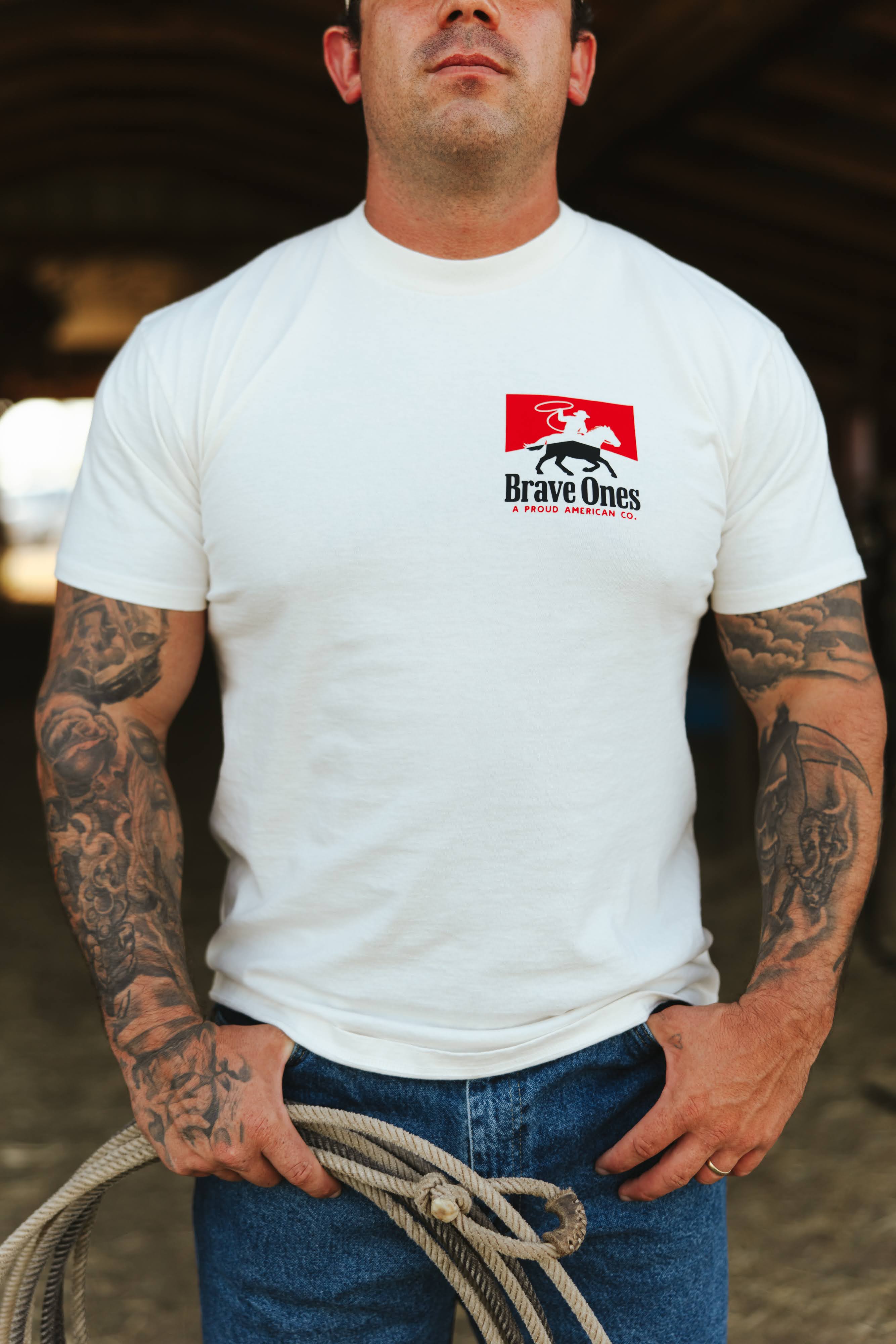Lasso & Legacy T-Shirt - Vintage White