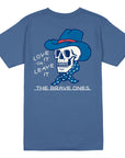 Ride or Step Aside T-Shirt - Blue | The Brave Ones