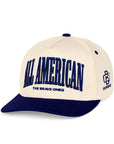 The All American Snapback – Navy/Cream | The Brave Ones