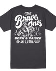 Born A Cowboy T-Shirt | Vintage Black