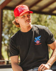 The Brave Script Classic Hat - Red | The Brave Ones