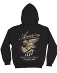 Love It or Leave It Camo Hoodie - Black