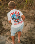 Kids Born & Raised T-Shirt- White | The Brave Ones