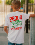 Kids Proud to Be a Fisherman T-Shirt by The Brave Ones – Youth fishing and outdoor lifestyle tee
