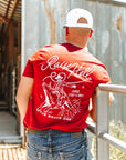 Raise Hell T-Shirt - Crimson Red | The Brave Ones