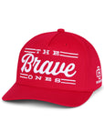The Brave Script Classic Hat - Red | The Brave Ones