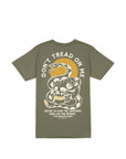 Don’t Tread on Me Again T-Shirt - Military Green | The Brave Ones