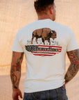 Buffalo Freedom T-Shirt - Vintage White