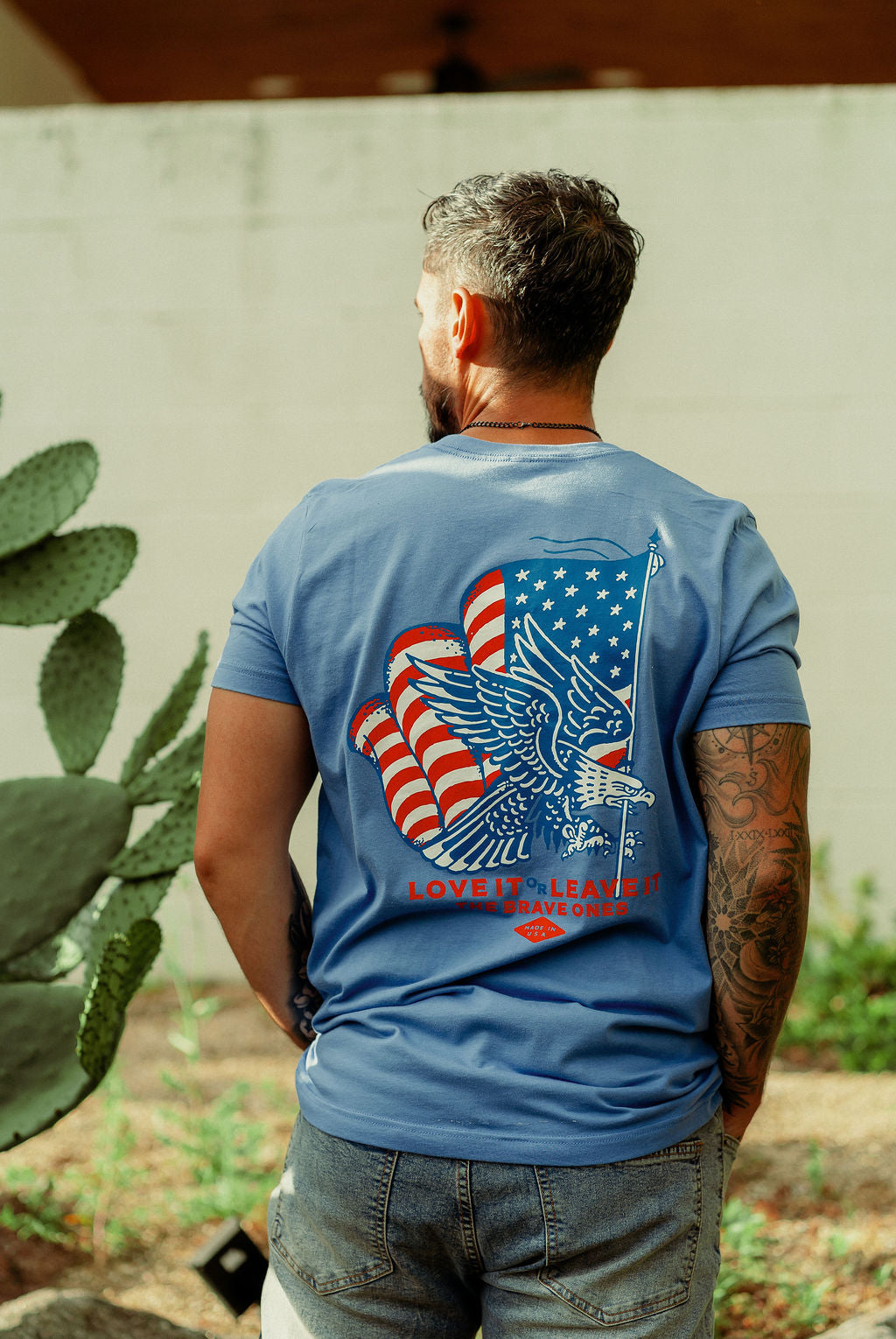 Love It or Leave It T-Shirt II - Blue | The Brave Ones