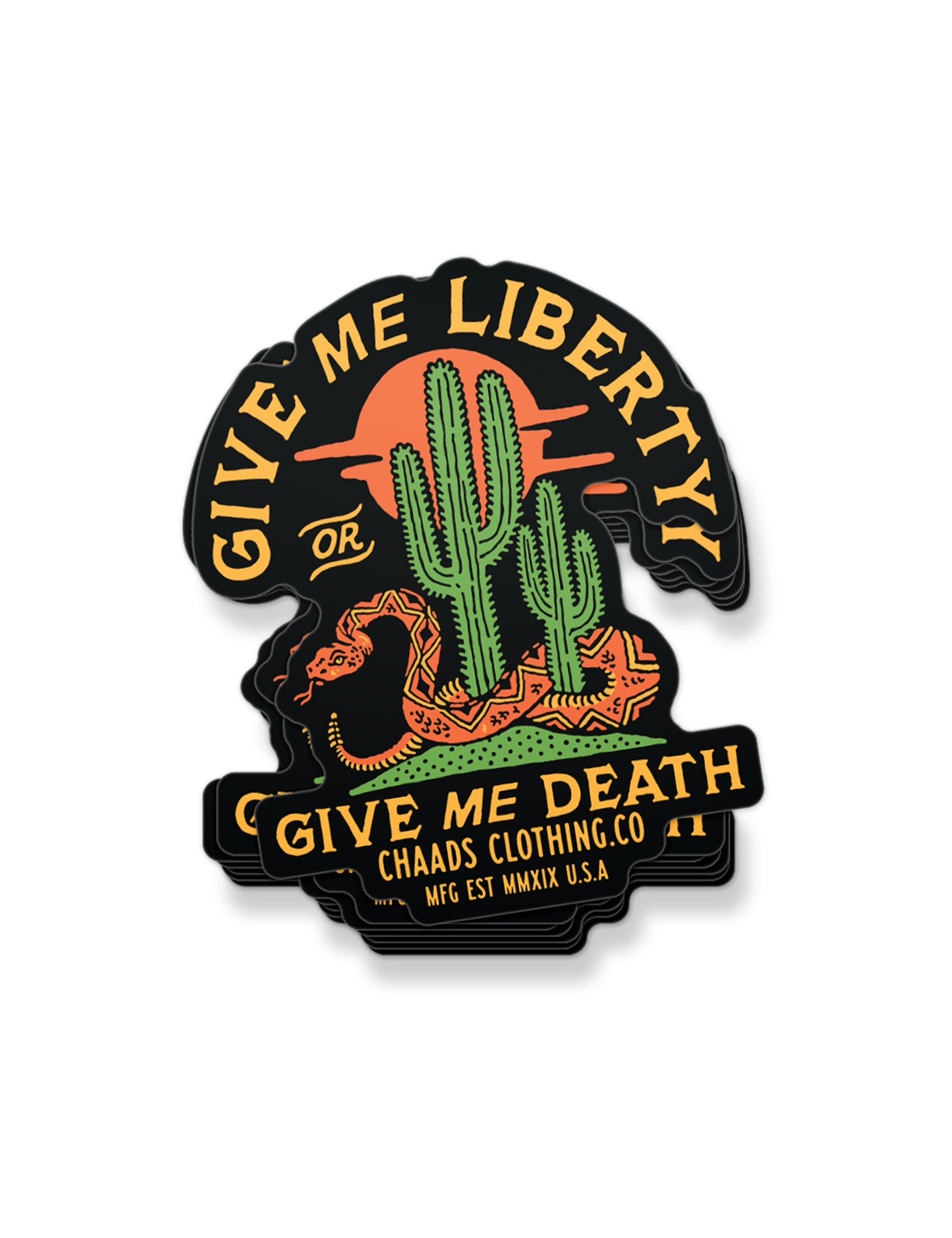 Liberty or Death  Sticker