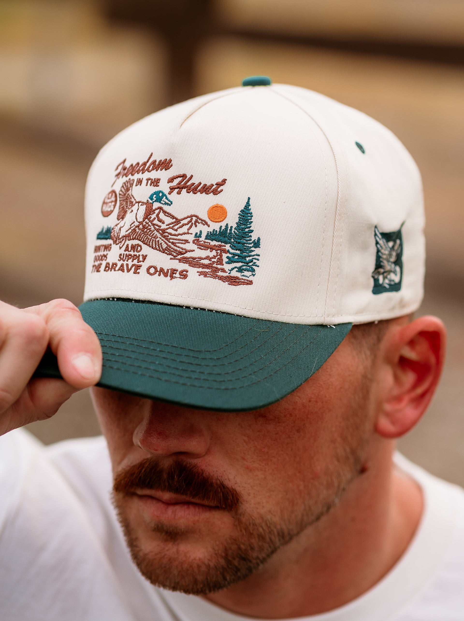 The Mallard II Hat by The Brave Ones – Hunting and waterfowl embroidered snapback cap