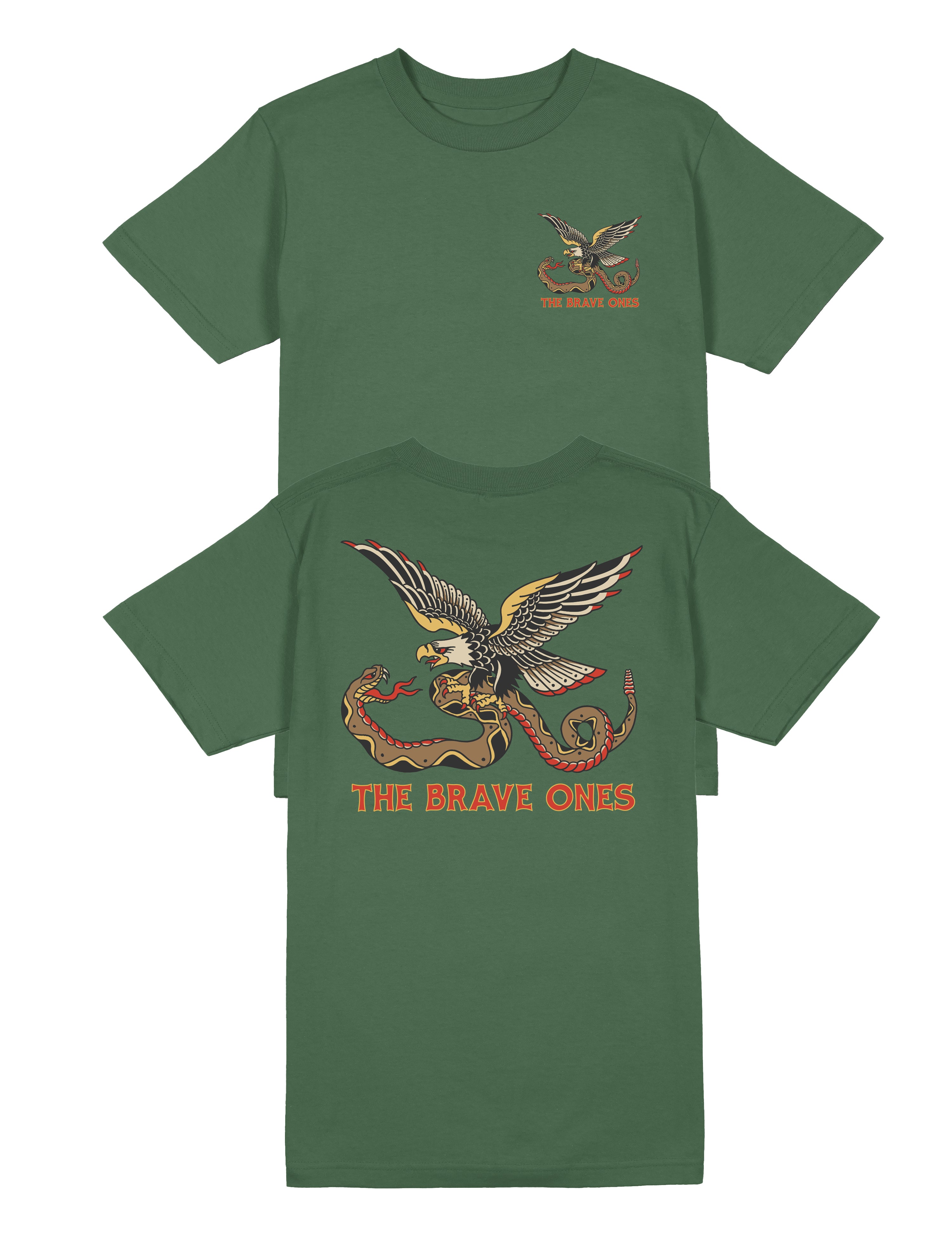 Stand Your Ground T-Shirt - Army Green | The Brave Ones