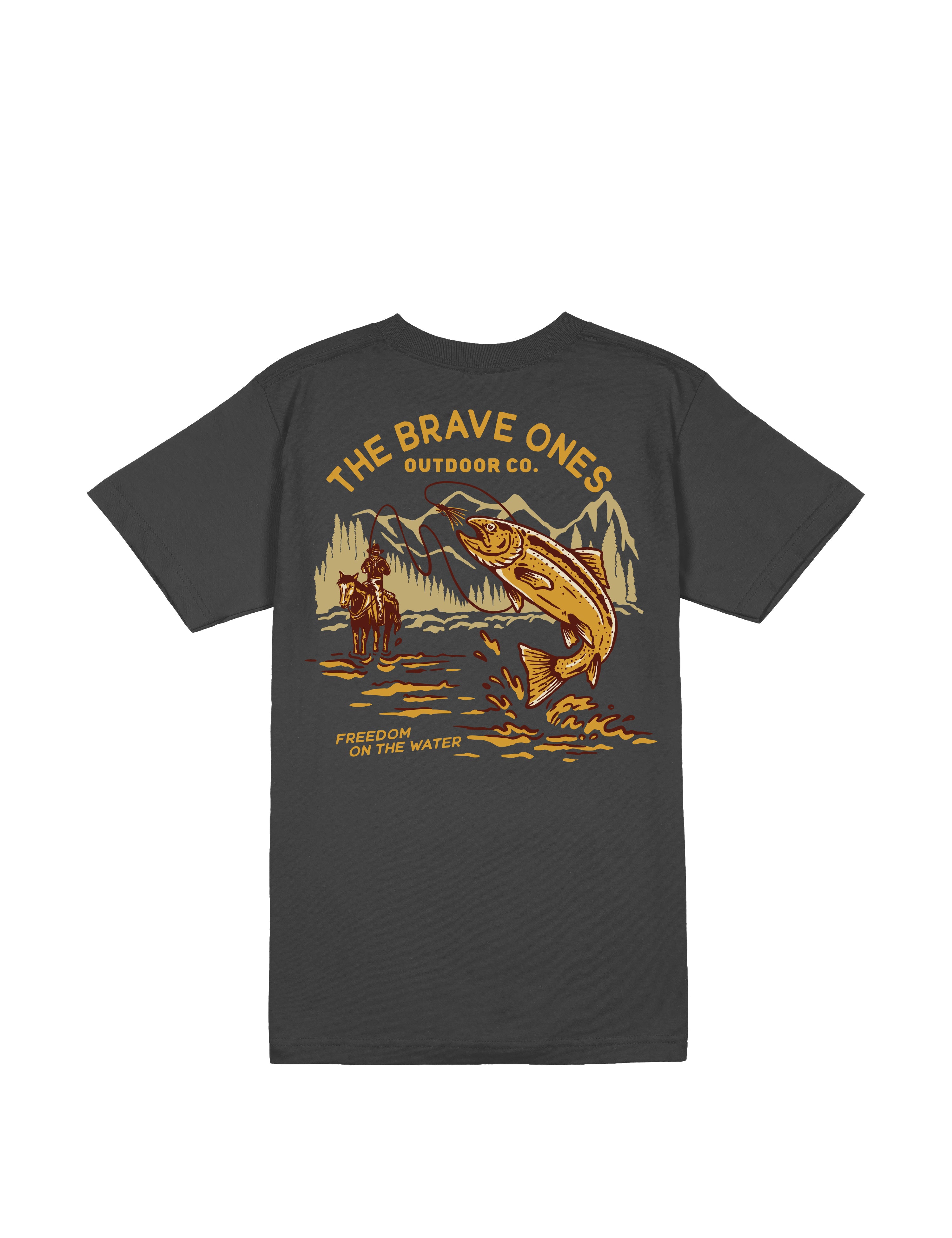 Western Waters T-Shirt - Vintage Black | The Brave Ones