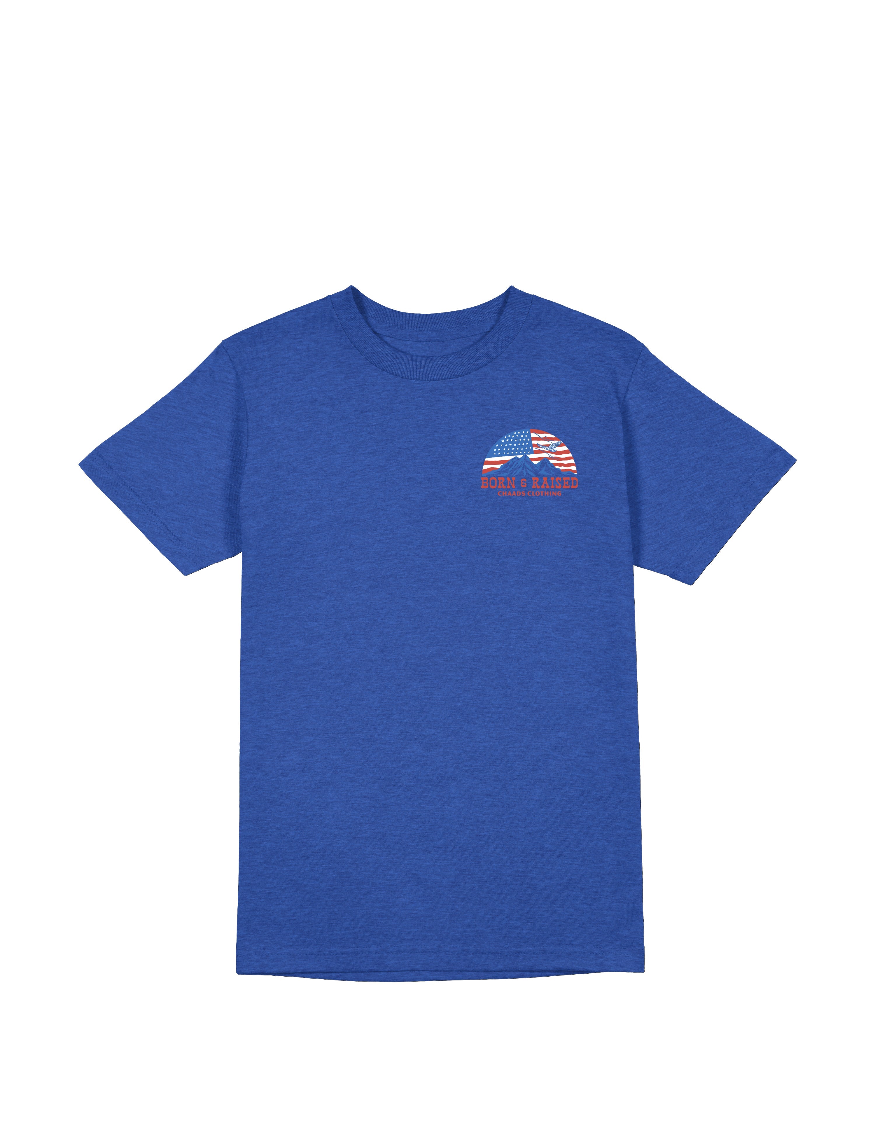 Kids Born &amp; Raised T-Shirt - Blue | The Brave Ones