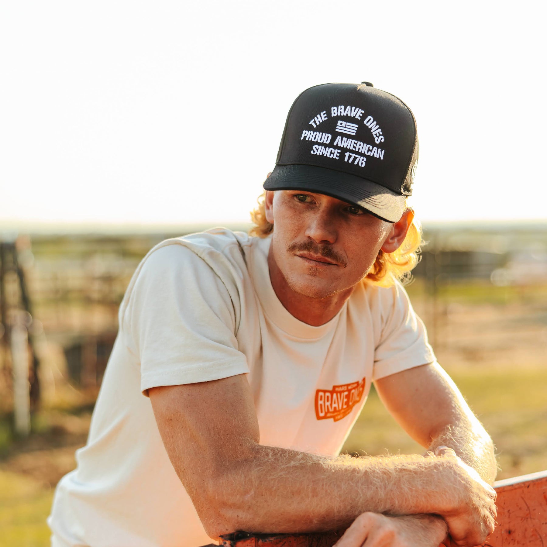 Proud American Stencil Hat