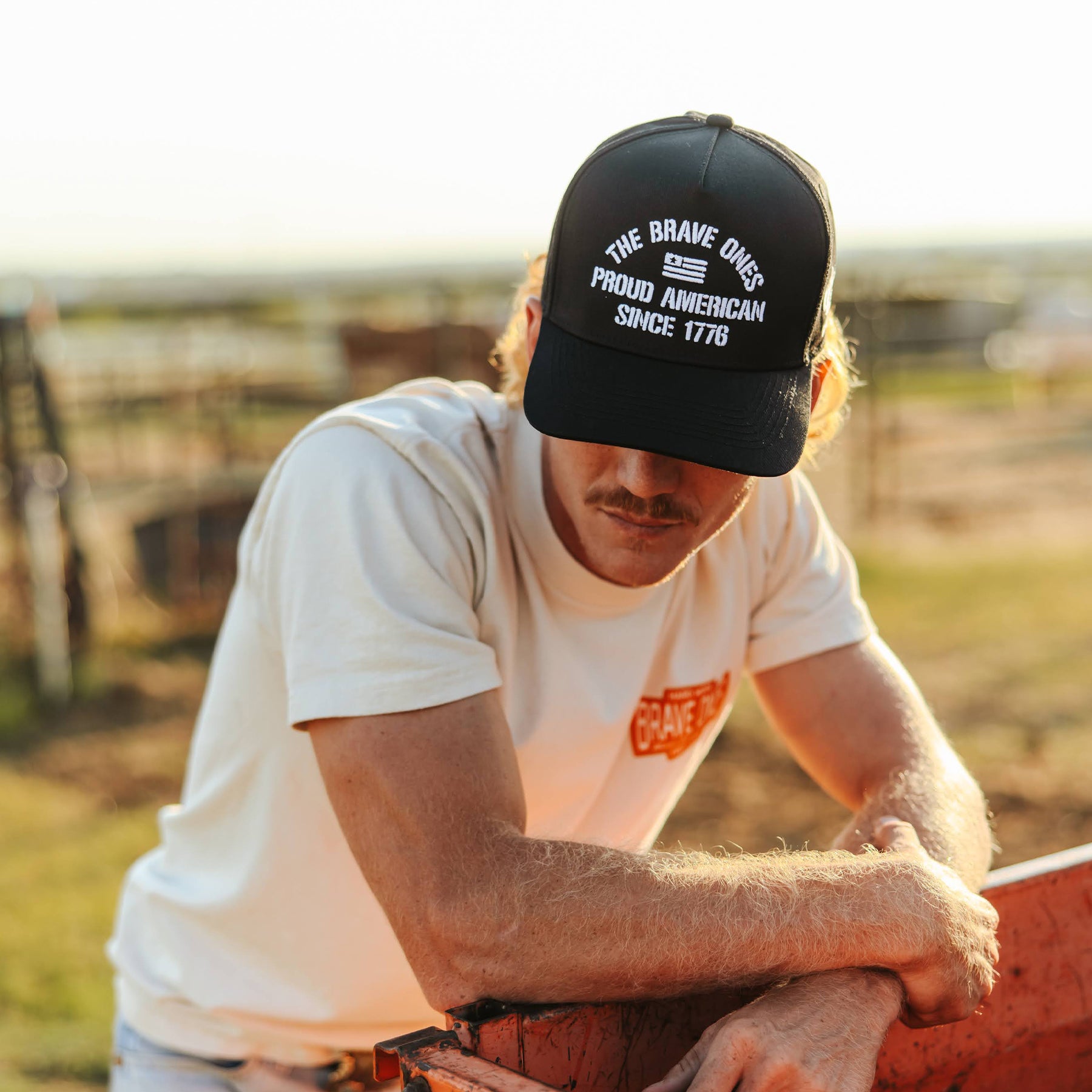 Proud American Stencil Hat